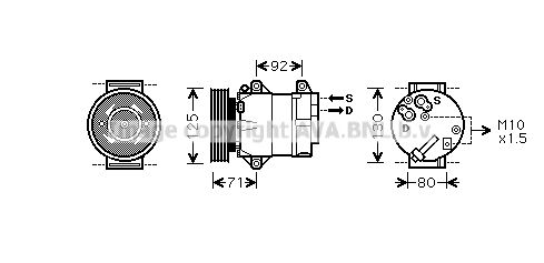 AVA QUALITY COOLING kompresorius, oro kondicionierius RTAK103